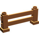 Duplo Dark Orange Fence 1 x 6 x 2 (31021 / 31044)