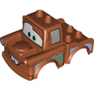 Duplo Dark Orange Truck Body with Mater Mouth (33489 / 68478)