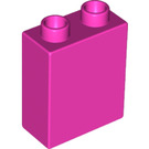 Duplo Dark Pink Brick 1 x 2 x 2 (4066 / 76371)