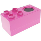 Duplo Dark Pink Cooker with Hotplate (6472)