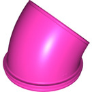 Duplo Dark Pink Curved Elbow Pipe (31195)