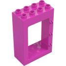 Duplo Dark Pink Door Frame 2 x 4 x 5 (92094)