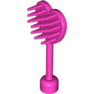 Duplo Rosa oscuro Hairbrush Corazón (52716)