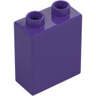 Duplo Dark Purple Brick 1 x 2 x 2 (4066 / 76371)