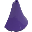 Duplo Violet Foncé Steeple Demi Rond 3 x 5 x 4 (98238)