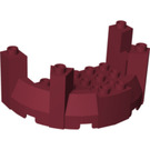 Duplo Rosso scuro Castello Turret 5 x 8 x 3 (52027)