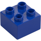 Duplo Dark Royal Blue Brick 2 x 2 (3437 / 89461)