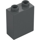 Duplo Dark Stone Gray Brick 1 x 2 x 2 (4066 / 76371)