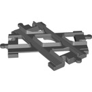 Duplo Dark Stone Gray Crossrails (6376)