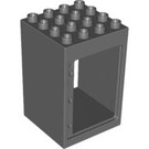 Duplo Dark Stone Gray Door 4 x 4 x 5 (6360)