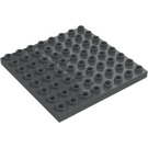 Duplo Dark Stone Gray Plate 8 x 8 (51262 / 74965)