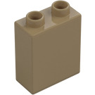 Duplo Beige scuro Mattoncino 1 x 2 x 2 (4066 / 76371)