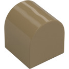 Duplo Dark Tan Brick 2 x 2 x 2 with Curved Top (3664)