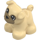 Duplo Hond - Pug met Vleeskleur Gezicht (65948)