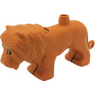 Duplo Earth Orange Lion with Movable Head