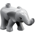 Duplo Elephant Calf with Trunk Gap (89879)