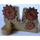 Duplo Platt Mörk Guld Gears (44698)