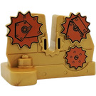 Duplo Flat Dark Gold Gears (44698)