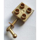 Duplo Flat Dark Gold Rocking Machine Part 2 (44699)