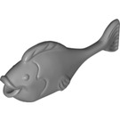 Duplo Flat Silver Fish with Thin Tail (19084 / 31445)