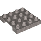 Duplo Platt Silver Pallet 4 x 4 x 1/2 (47415 / 98458)