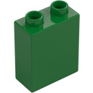 Duplo Grön Kloss 1 x 2 x 2 (4066 / 76371)