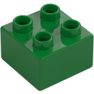 Duplo Zielony Cegła 2 x 2 (3437 / 89461)