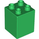 Duplo Green Brick 2 x 2 x 2 (31110)