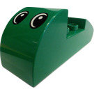 Duplo Green Brick 2 x 6 with Rounded Ends and Eyes (31212)