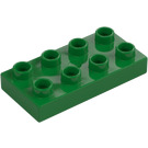 Duplo Groen Plaat 2 x 4 (4538 / 40666)