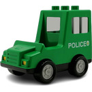 Duplo Groen Politie Van met Windows (74564)