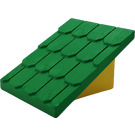 Duplo Green Shingled Roof with Yellow Base
