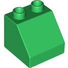 Duplo Green Slope 2 x 2 x 1.5 (45°) (6474 / 67199)