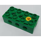 Duplo Green Toolo Brick 2 x 4 (31184 / 76057)