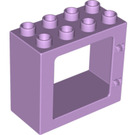 Duplo Lavendel Tür Rahmen 2 x 4 x 3 mit flachem Rand (61649)