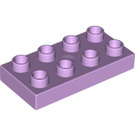 Duplo Lavendel Plaat 2 x 4 (4538 / 40666)