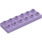 Duplo Lavendel Platte 2 x 6 (98233)