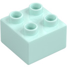 Duplo Aqua Clair Brique 2 x 2 (3437 / 89461)