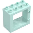 Duplo Azzurro chiaro Porta Telaio 2 x 4 x 3 con bordo piatto (61649)