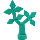 Duplo Light Turquoise Flower with Rhomb (44535)