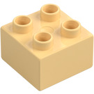 Duplo Ljusgul Kloss 2 x 2 (3437 / 89461)