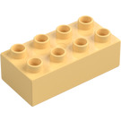 Duplo Jasny zółty Cegła 2 x 4 (3011 / 31459)