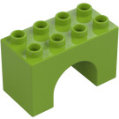 Duplo Limoen Boog Steen 2 x 4 x 2 (11198)