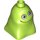 Duplo Lima Bolsa Ladrillo con Slime Alien Cara (23925 / 24781)