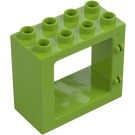 Duplo Limette Tür Rahmen 2 x 4 x 3 mit flachem Rand (61649)