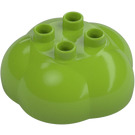 Duplo Lime Träd Topp 4 x 4 x 1.5 (84194)