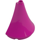 Duplo Magenta Steeple Hälfte Rund 3 x 5 x 4 (98238)