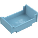 Duplo Medium Azure Bed 3 x 5 x 1.66 (4895 / 76338)