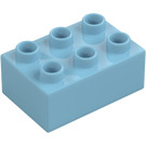 Duplo Asuurinsininen Palikka 2 x 3 (87084)