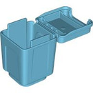 Duplo Medium Azure Garbage Can (73568)